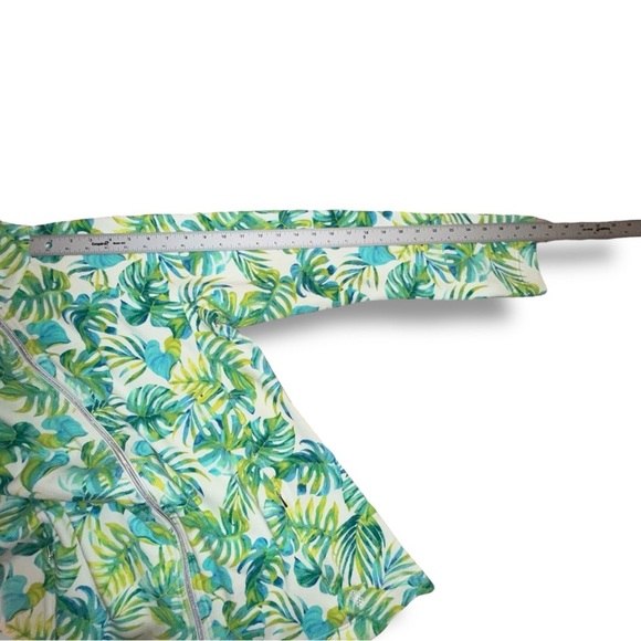 TOMMY BAHAMA Aruba La Playa Palms Full-Zip Sweatshirt - XL White/Green - Picture 8 of 15